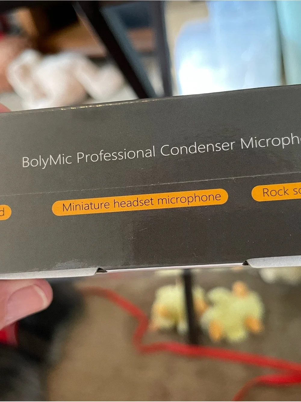Boly mic Black Headset Microphone 3 pack